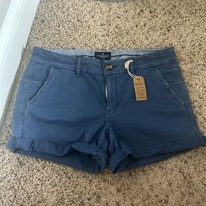 American Eagle Outfitters Blue Cargo Shorts